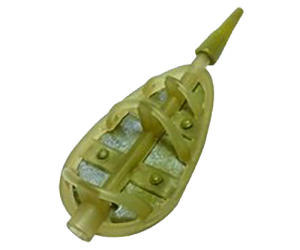 Casted krmilnik Inline method feeder ovalni